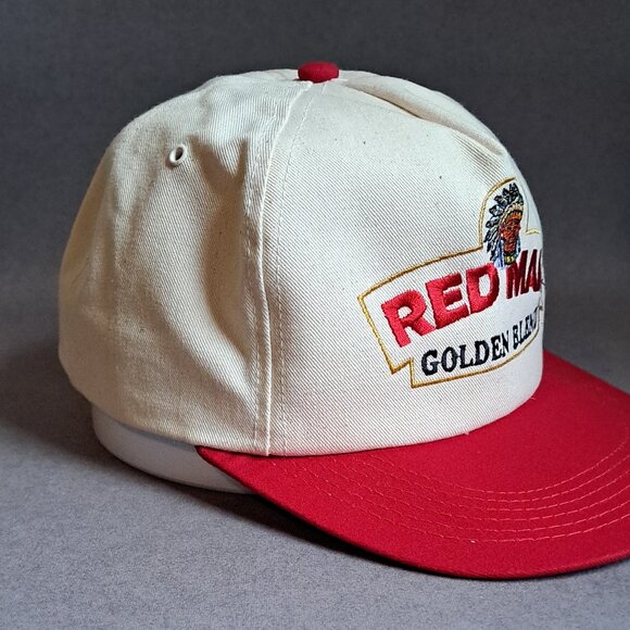 VINTAGE Red Man Golden Blend USED Hat (Snapback, Tobacco, Made in USA) PM - Picture 7 of 10